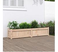 vidaXL Bac à plantes 150×31×31 cm en pin massif