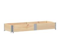 vidaXL Jardinière 150x50 cm en bois massif de pin
