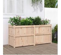 vidaXL Bac à plantes 150x50x70 cm pin massif