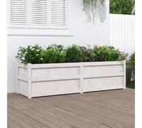 vidaXL Jardinière 180x50x50 cm - Blanc