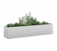 vidaXL Bac à plantes 200x40x40 cm Acier galvanisé