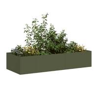 vidaXL Jardinière 200x80x40 cm acier