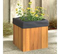 Vidaxl Jardinière 25x25x25 Cm Bois Massif D'acacia