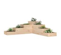 vidaXL Jardinière 4 niveaux 106x104,5x36 cm bois de pin massif 825324