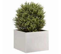 vidaXL Jardinière 40x40x30 cm acier inoxydable