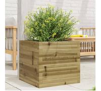 vidaXL Bac à plantes 50x50x45,5 cm Bois de pin imprégné