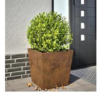 vidaXL Bac à plantes 50x50x50 cm Acier corten résistant aux intempéries
