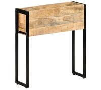 vidaXL Bac à plantes 60x20x68 cm Bois de manguier rugueux