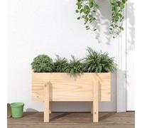 Vidaxl Jardinière 62x30x38 Cm Bois Massif De Pin