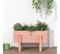 vidaXL Jardinière 62x30x38 cm Bois massif Douglas - Extérieur, bac à fleurs/pommes de terre