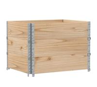 vidaXL Jardinière 80x60 cm en bois massif de pin