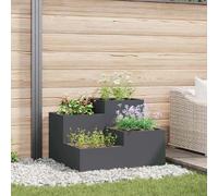 vidaXL Jardinière 80x80x60 cm - Acier anthracite