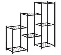 vidaXL Jardinière 83x25x80 cm – Noir, fer