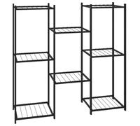 vidaXL Jardinière 83x25x80 cm Noir Fer