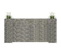 vidaXL Jardinière à Gabion Fil d'Acier