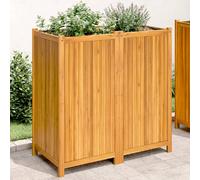 vidaXL Jardinière acacia doublure