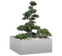 vidaXL Jardinière acier - 100x100x40 cm