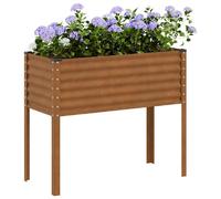vidaXL Jardinière acier 100x41x90 cm