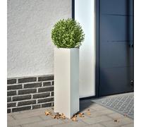 vidaXL Jardinière - Acier Blanc