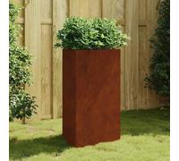 vidaXL Jardinière acier corten - Rouillé