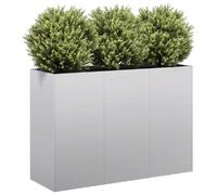 vidaXL Jardinière Acier galvanisé 120x40x80 cm