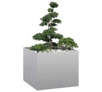 vidaXL Jardinière acier galvanisé