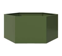 vidaXL Jardinière acier hexagone