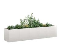 vidaXL Jardinière Acier inoxydable - Argenté