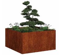 vidaXL Jardinière Acier Inoxydable - Rouillé