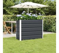 vidaXL Jardinière Anthracite 100 x 40 x 75 cm Acier