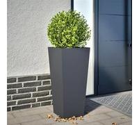 vidaXL Bac à plantes 851084 Anthracite 35x35x75 cm Acier
