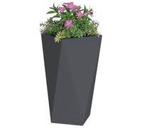 vidaXL Bac à plantes Anthracite 40 x 40 x 75 cm Acier