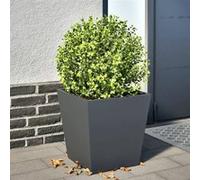vidaXL Jardinière acier - 40x40x40 cm - Anthracite