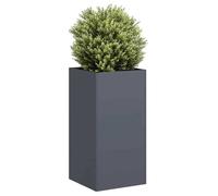 vidaXL Jardinière 40x40x80 cm Acier laminé à froid Anthracite