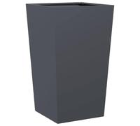 vidaXL Bac à plantes Anthracite 45x45x75 cm Acier
