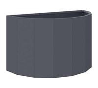 Vidaxl Jardinière Anthracite 60 X 30 X 35 Cm Acier
