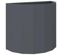 Vidaxl Jardinière Anthracite 60 X 30 X 50 Cm Acier