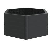 Vidaxl Jardinière Anthracite Pp Gris