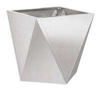 Vidaxl Jardinière Argent 40 X 40 X 40 Cm Acier Inoxydable