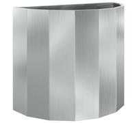 Vidaxl Jardinière Argent 60 X 30 X 50 Cm Acier Galvanisé