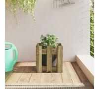 vidaXL Jardinière clôture design 30x30x30 cm