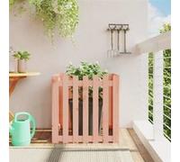 vidaXL Jardinière Douglas – 70x70x70 cm, bois de Douglas massif, design de clôture