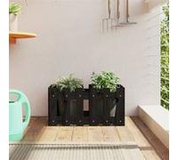 vidaXL Jardinière 60x30x30 cm - Noir
