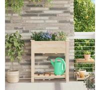 vidaXL Jardinière avec grilles - Bois de pin