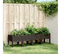 vidaXL Jardinière avec pieds - Polypropylène