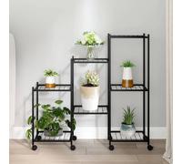 vidaXL Jardinière avec Roues Fer