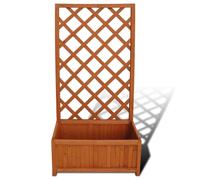 vidaXL Jardinière avec support pour plantes grimpantes 70 x 30 x 135 cm