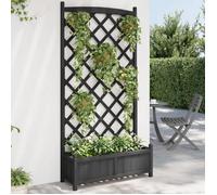 vidaXL Jardinière Treillis Bois