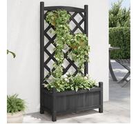 vidaXL Jardinière Treillis Bois