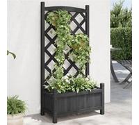 vidaXL Jardinière Treillis Bois